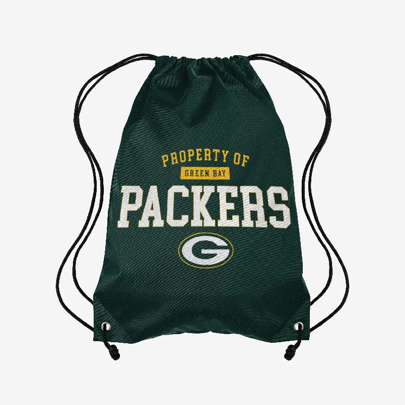 Green Bay Packers Property Of Drawstring Backpack