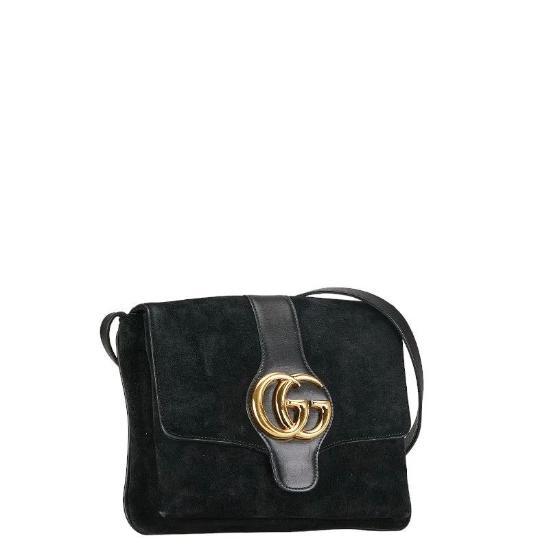 Gucci GG Marmount Ali  Shoulder Bag 550126 Black  Leather  Gucci