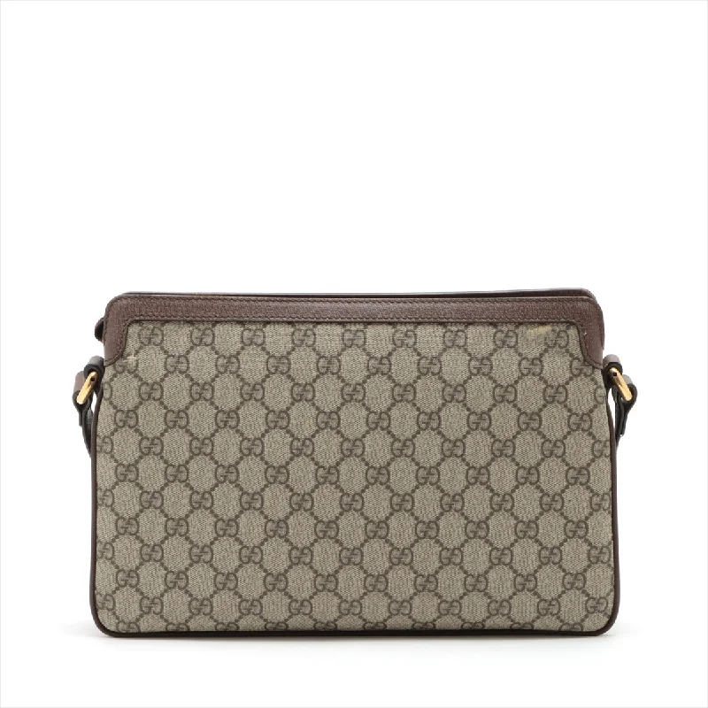 Gucci GG Supreme Shoulder Bag Beige 523354