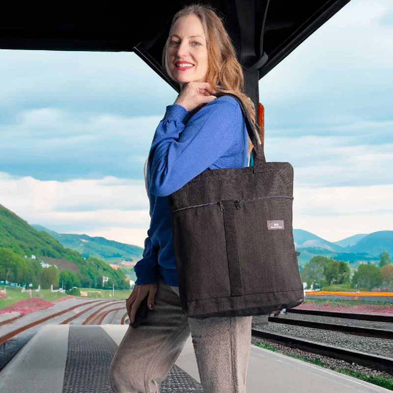STOCKHOLM 100% Organic Hemp Travel Tote / Commuter / Personal Carryon Bag (15.5x15.5x3.5) (Plastic-free) Iconic Handbags At Unbeatable Prices STOCKHOLM 100% Organic Hemp Travel Tote / Commuter / Personal Carryon Bag (15.5x15.5x3.5) (Plastic-free) Iconic Handbags At Unbeatable Prices