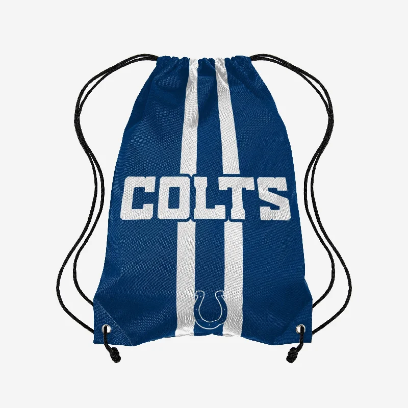 Indianapolis Colts Team Stripe Wordmark Drawstring Backpack Fashionable Handbags At Must-Have Prices Indianapolis Colts Team Stripe Wordmark Drawstring Backpack Fashionable Handbags At Must-Have Prices