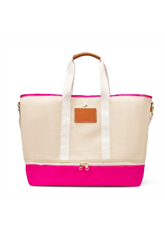 LARA LARGE SHOE TOTE - PINK