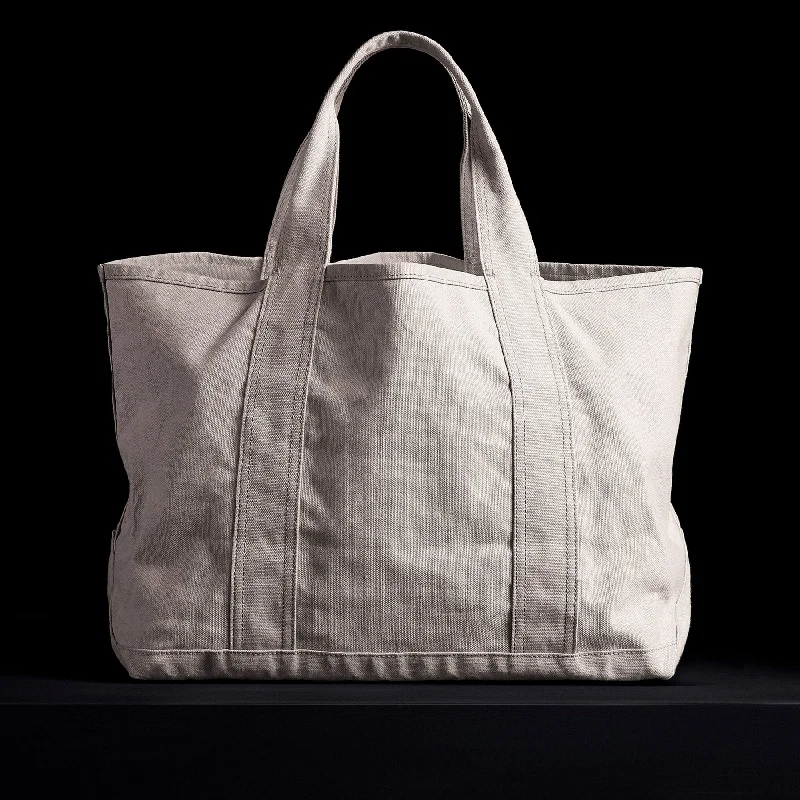 Large Canvas Tote - White Designer Bags, Low Prices