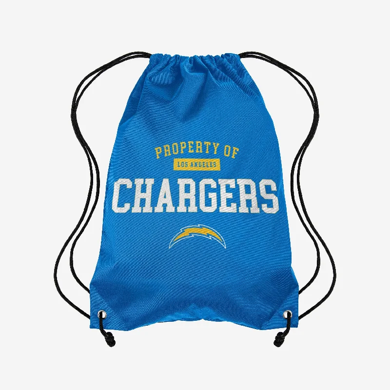 Los Angeles Chargers Property Of Drawstring Backpack