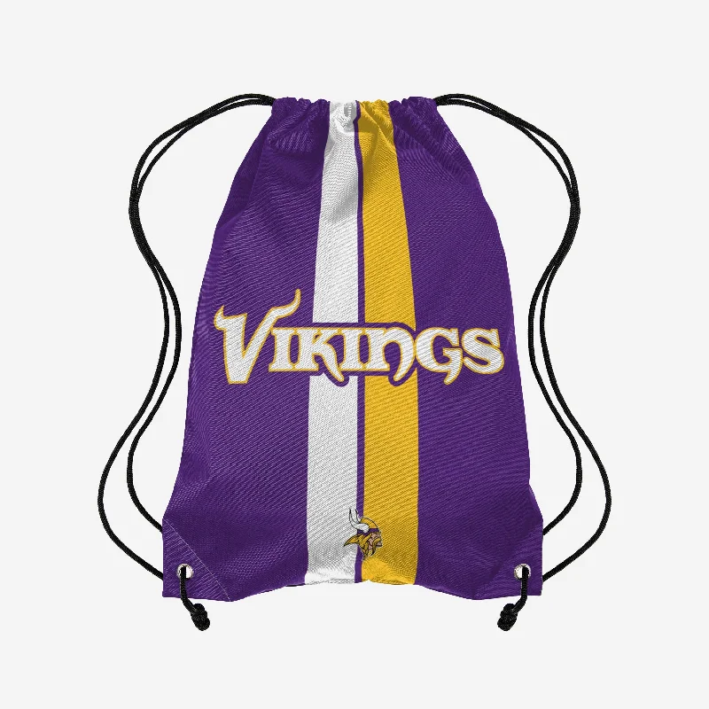 Minnesota Vikings Team Stripe Wordmark Drawstring Backpack Unmissable Deals On Trendy Handbags Minnesota Vikings Team Stripe Wordmark Drawstring Backpack Unmissable Deals On Trendy Handbags