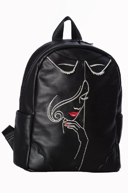 Model Face Backpack Chic Crossbody Bags, Limited Offers