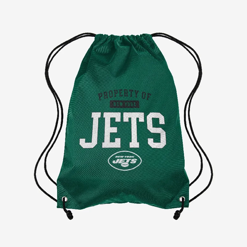 New York Jets Property Of Drawstring Backpack