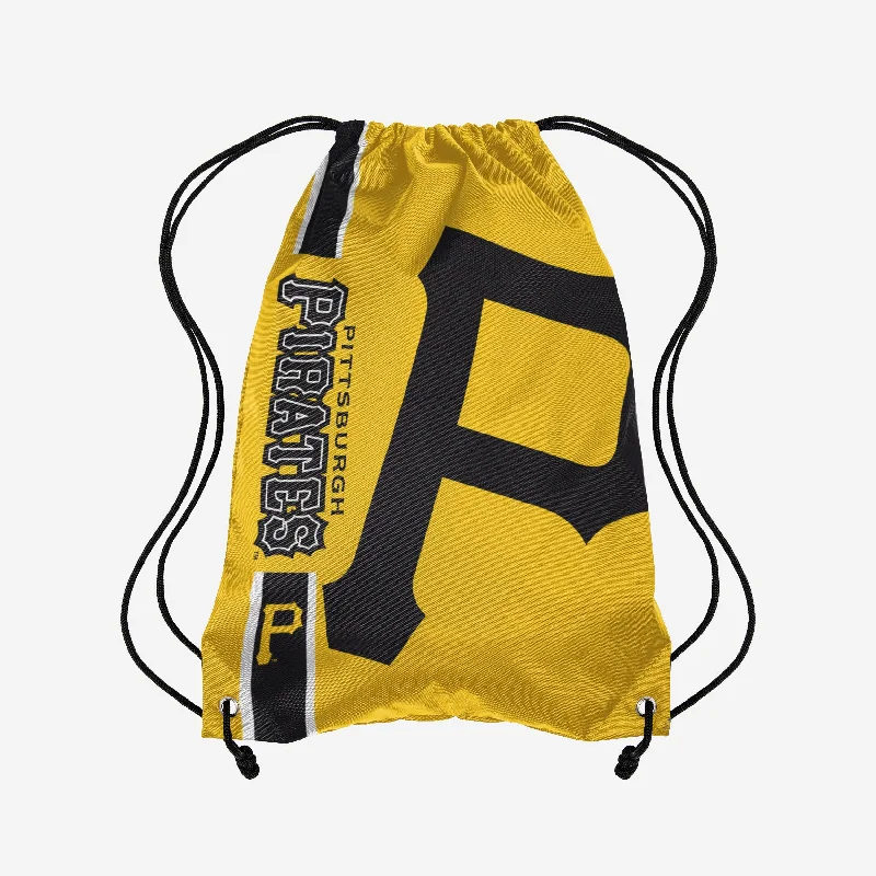 Pittsburgh Pirates Big Logo Drawstring Backpack Limited-Stock Handbag Sale For A Stylish Look Pittsburgh Pirates Big Logo Drawstring Backpack Limited-Stock Handbag Sale For A Stylish Look