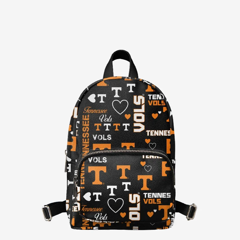 Tennessee Volunteers Logo Love Mini Backpack Best Handbag Sale Of The Season