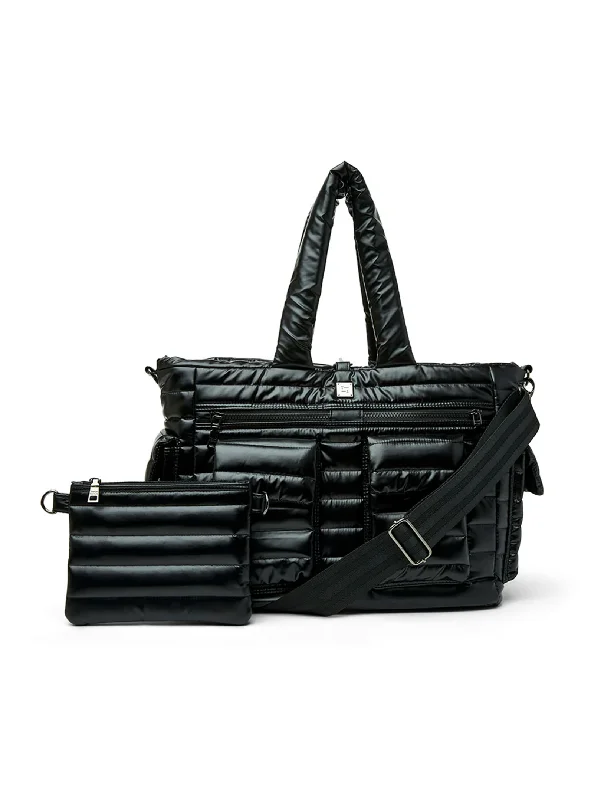 Two Faced Reversible Tote, Pearl Black Classic Totes At Unbeatable Deals