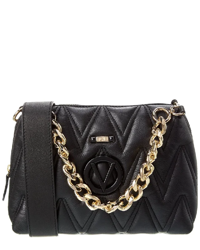 Valentino by Mario Valentino Mika Diamond Leather Crossbody Designer Bags, Low Prices