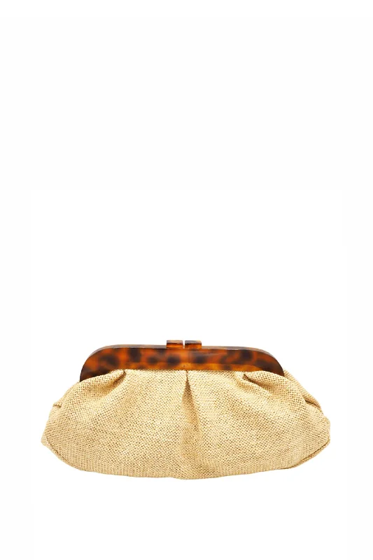 Sita Nevado Verbena Clutch - Natural