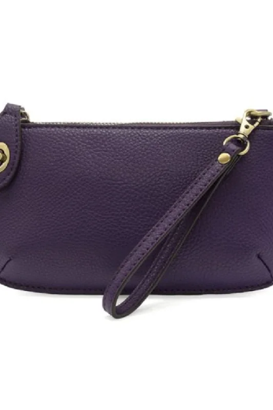 Mini Crossbody Wristlet Clutch (Midnight Purple)