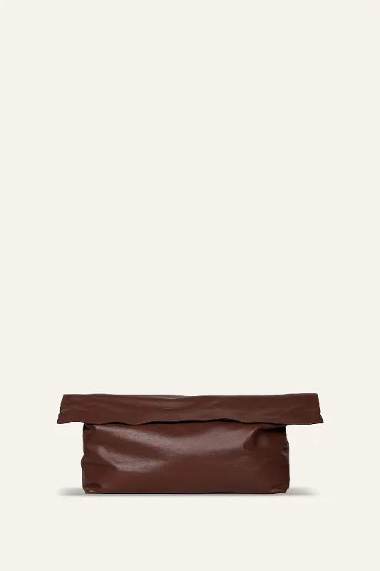 Sultan Of Swing Maxi Clutch in Chocolate