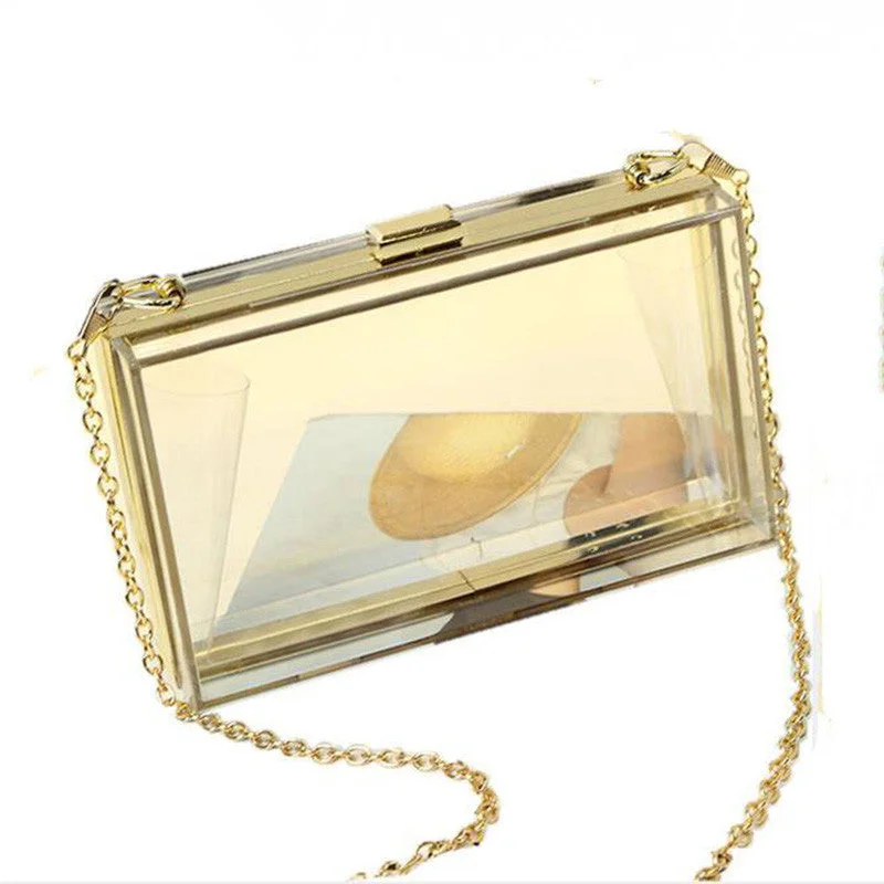 Women Evening Bags Acrylic Transparent Day Clutch Female Handbags Purse Luxury Brand Ladies Messenger Shoulder Crossbody Box Bag Statement Bags, Shop Today