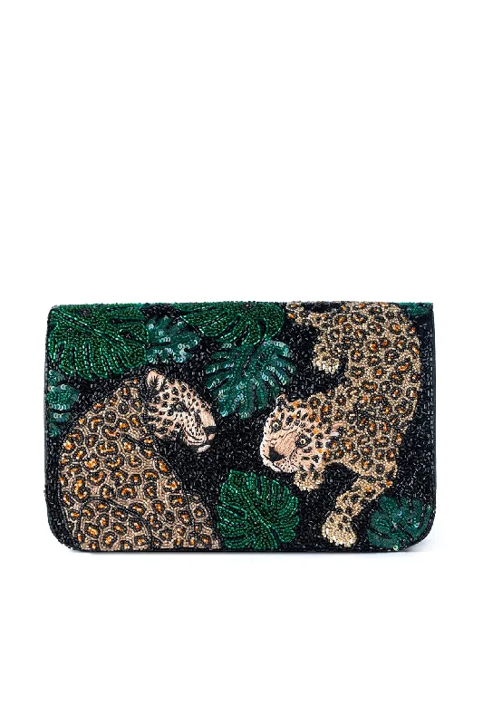 Dorette Clutch - Tiger Black The Best Handbag Deals Are Available Now