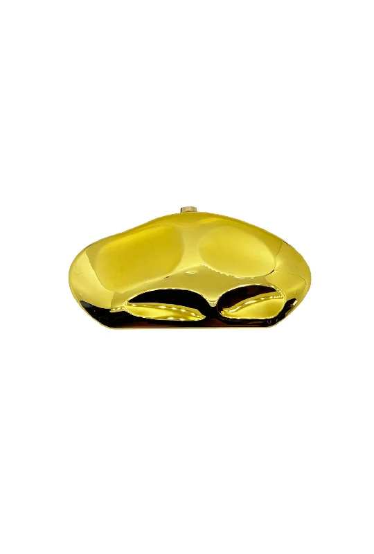 Elsa Clutch - Gold Chrome The Ultimate Sale On Must-Have Handbags