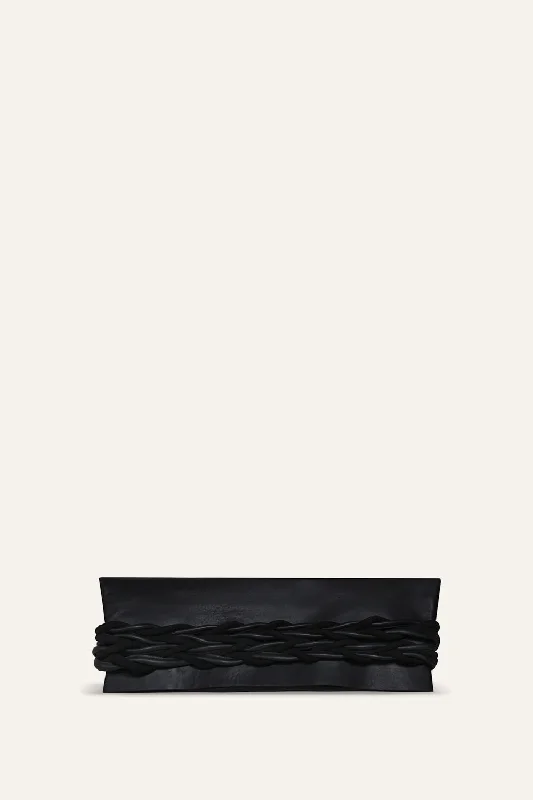 Glamorous Journey Maxi Clutch in Black Stylish Totes, Exclusive Savings