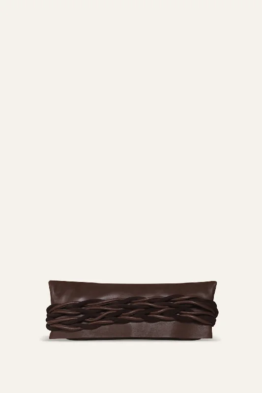 Glamorous Journey Maxi Clutch in Chocolate Limited-Stock Bag Clearance – Hurry