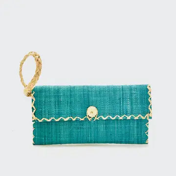 Mylah Clutch Turquoise High-Fashion Handbags At Reduced Costs