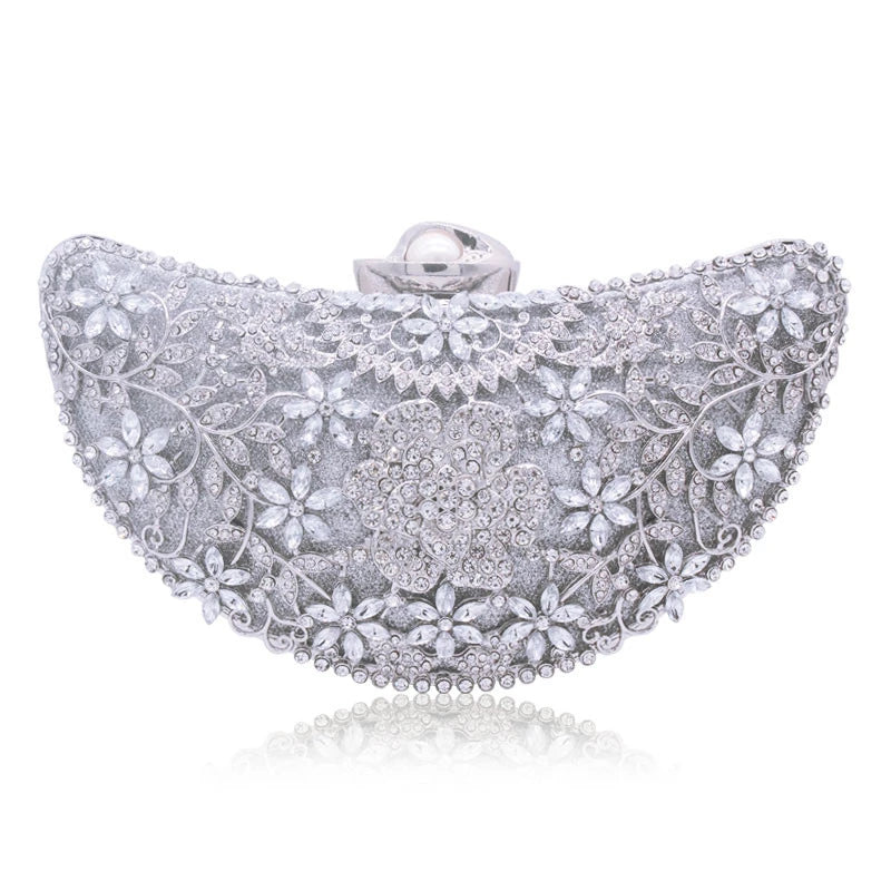 Shape Moon Hollow Out Purse Sequined Diamond Women Evening Bag Clutch Crossbody Bags For Lady Bolsas Feminina Wedding Handbags The Best Handbag Sale Of The Season Shape Moon Hollow Out Purse Sequined Diamond Women Evening Bag Clutch Crossbody Bags For Lady Bolsas Feminina Wedding Handbags The Best Handbag Sale Of The Season