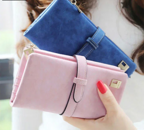 Susan' HOT Women Ladies Female Long Matte PU Leather Hasp Clutch Wallets Coin Purses Card Holder Handbag Monedero Elegant Bags With Limited Stock Available Susan' HOT Women Ladies Female Long Matte PU Leather Hasp Clutch Wallets Coin Purses Card Holder Handbag Monedero Elegant Bags With Limited Stock Available