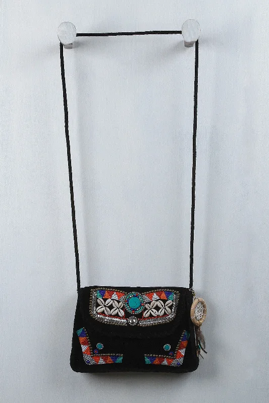 Faux Suede Beaded Dreamcatcher Clutch Bag Everyday Elegance At Lower Prices