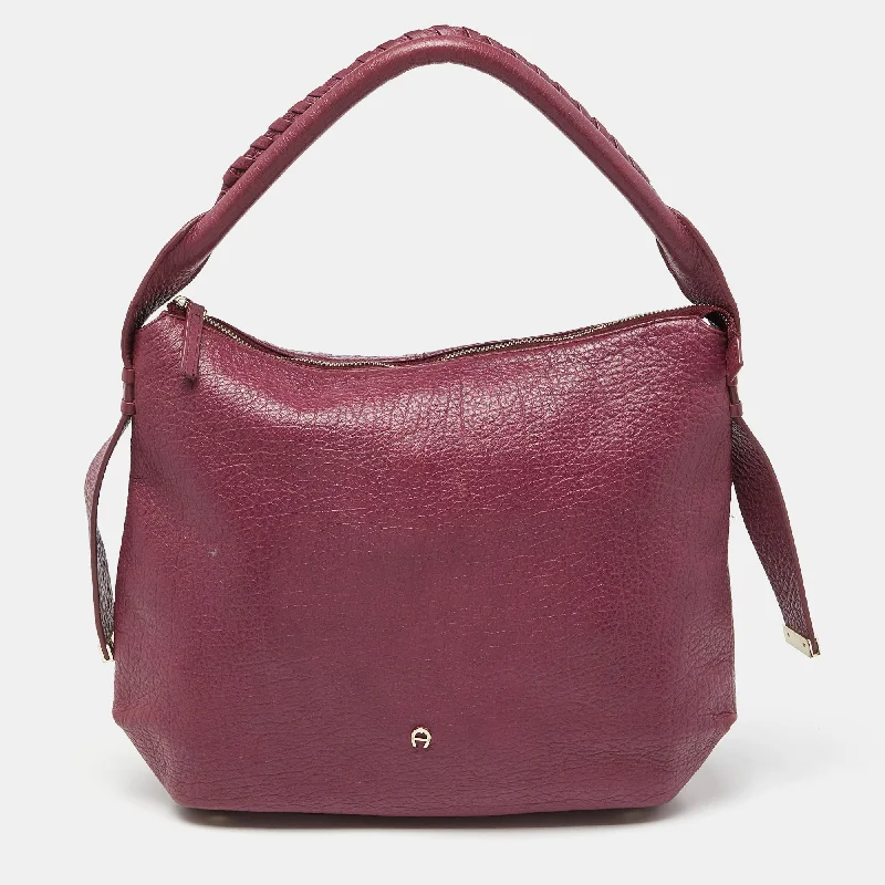 Aigner Leather Zip Hobo Chic And Affordable Bags – Grab Yours Today