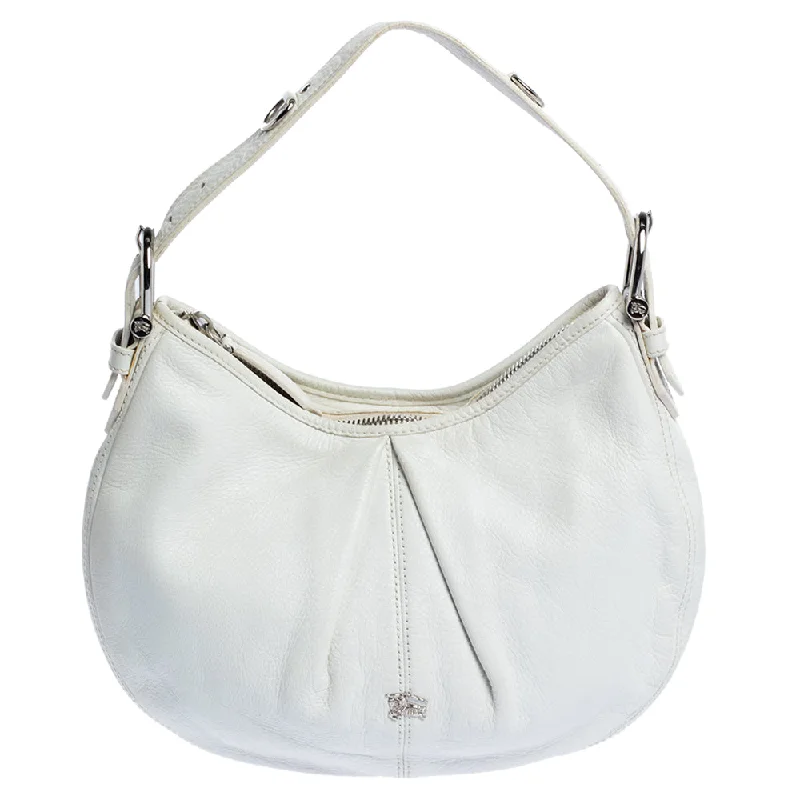 BurberryLeather Small Malika Hobo