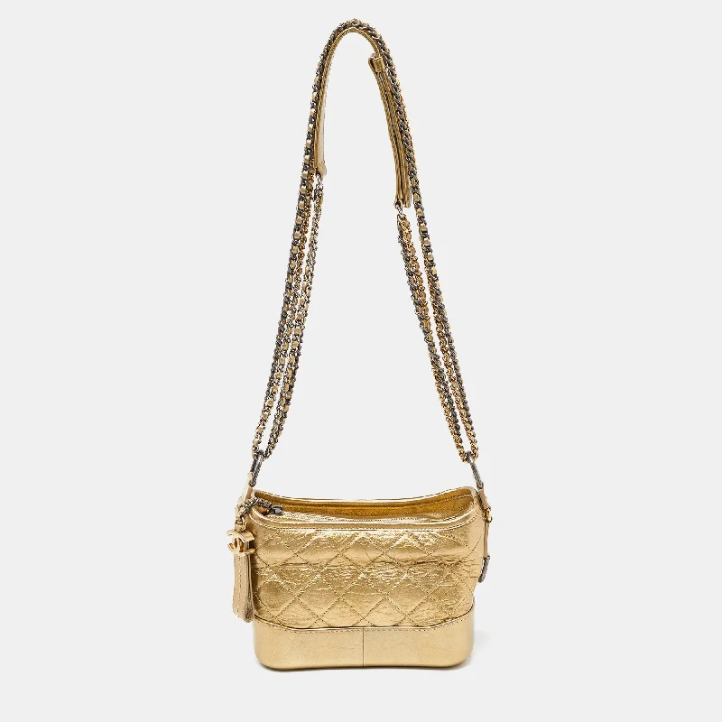 Chanel Quilted Aged Leather Small Gabrielle Hobo Stylish Handbags With Exclusive Online Discounts Chanel Quilted Aged Leather Small Gabrielle Hobo Stylish Handbags With Exclusive Online Discounts