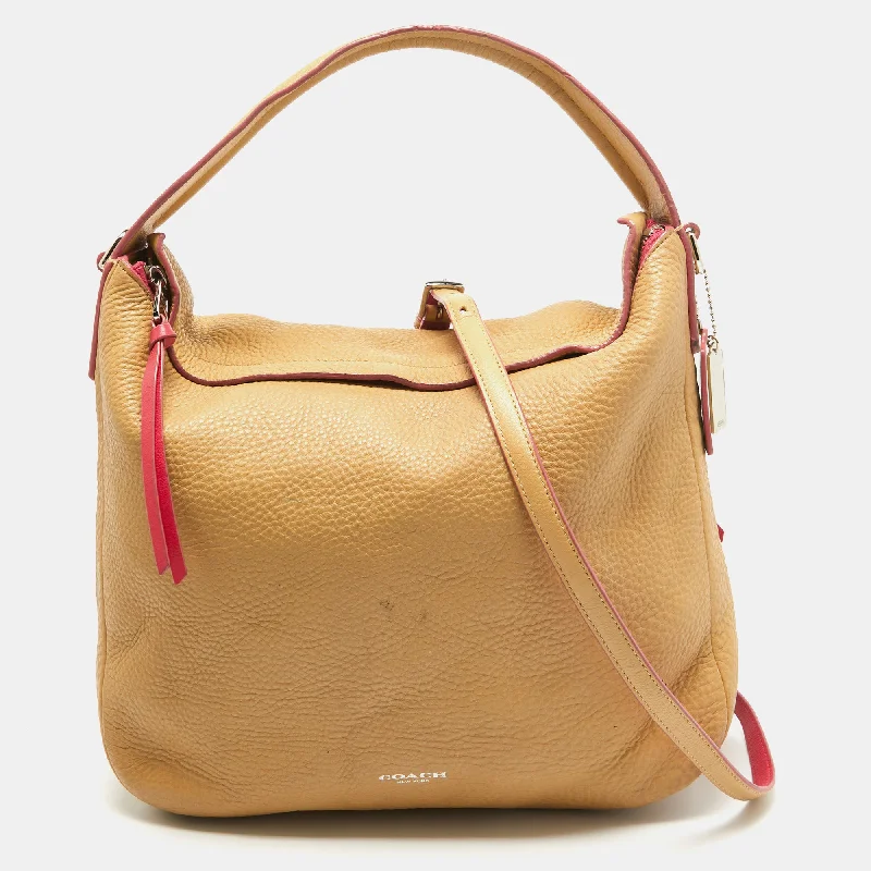 Coach  Leather Bleecker Hobo Iconic Handbags At Unbeatable Prices