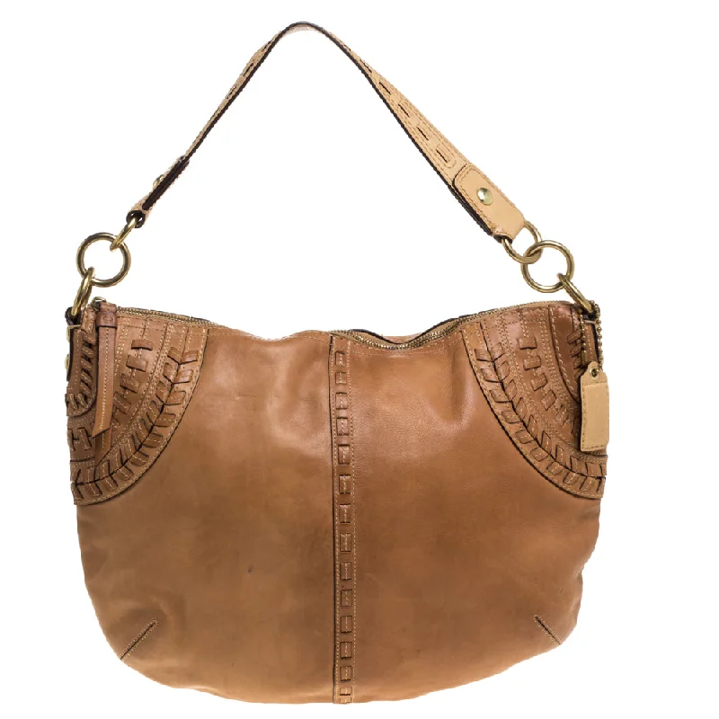 Coach Leather Hobo Premium Handbags At Unbeatable Markdowns
