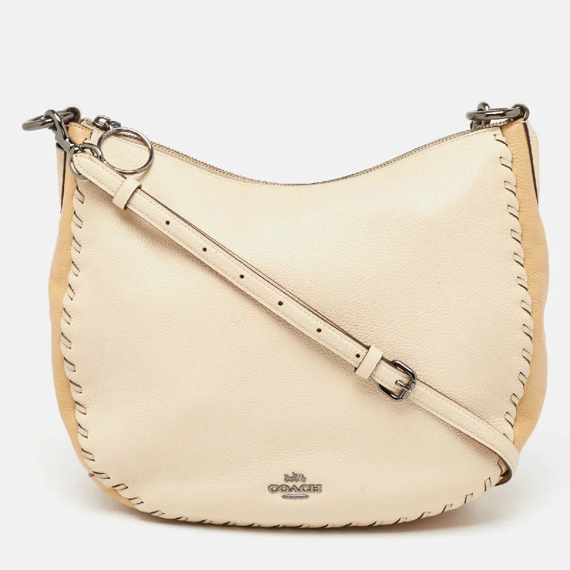 Coach Two Tone  Leather Sutton Hobo