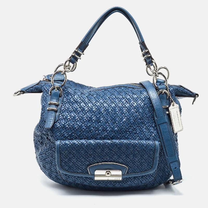 Coach Woven Leather Kristin Hobo Fashion Bags With Huge Discounts