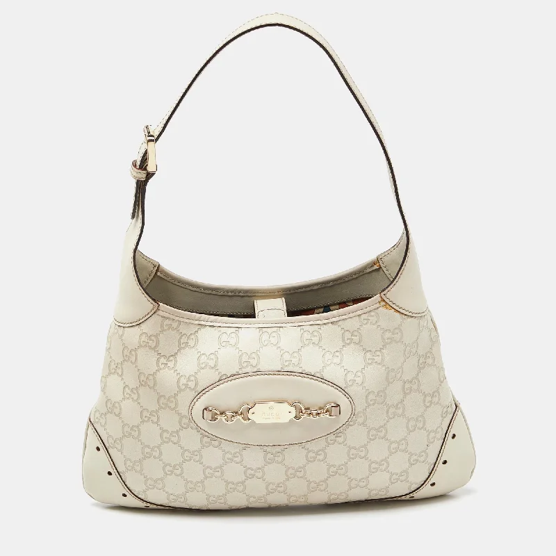 GucciGuccissima Leather Punch Hobo Timeless Handbags, Flash Sale