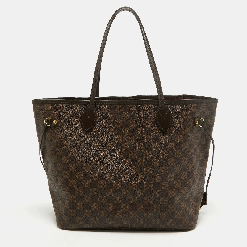 Louis Vuitton Damier Ebene Canvas Neverfull Mm Bag Designer Bags, Low Prices