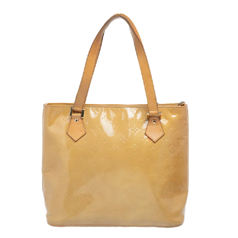 Louis Vuitton Lime Monogram Vernis Houston Bag Stylish Totes, Exclusive Savings