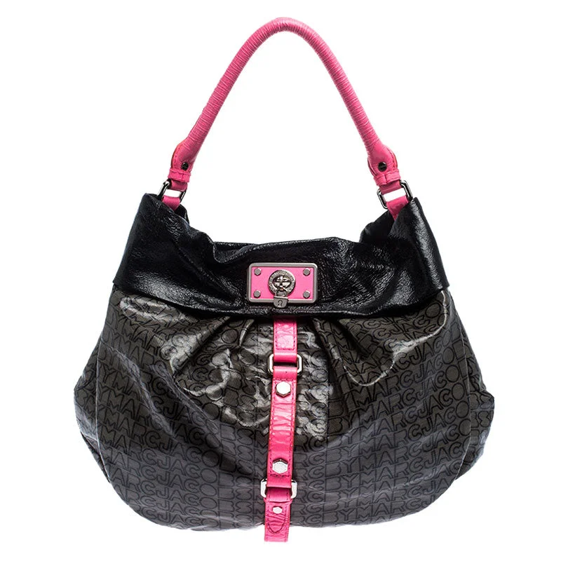 Marc By Marc Jacobs color Coated Fabric And Leather Lil Riz Hobo Premium Handbags With A Touch Of Elegance