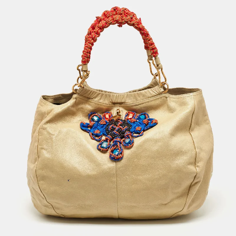 Marc Jacobs Cream Leather Embellished Hobo Chic Handbags At Special Promotional Prices Marc Jacobs Cream Leather Embellished Hobo Chic Handbags At Special Promotional Prices
