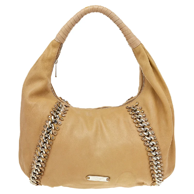 Michael Kors  Leather Id Chain Hobo Trendy Purses At Unbeatable Discounts