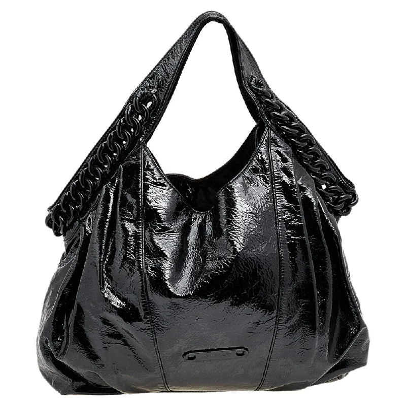 Michael Kors  Patent Leather Chain Hobo