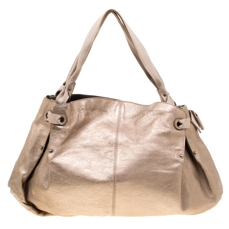 Salvatore Ferragamo Leather And Canvas Bow Hobo Designer-Inspired Bags At Reduced Prices Salvatore Ferragamo Leather And Canvas Bow Hobo Designer-Inspired Bags At Reduced Prices