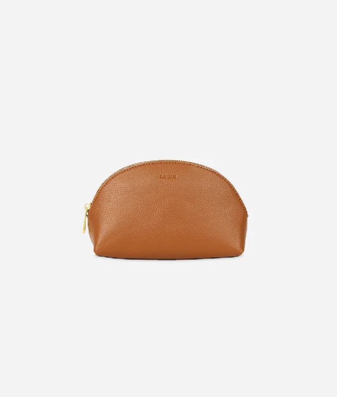 The Cosmetic Bag Small - Brown