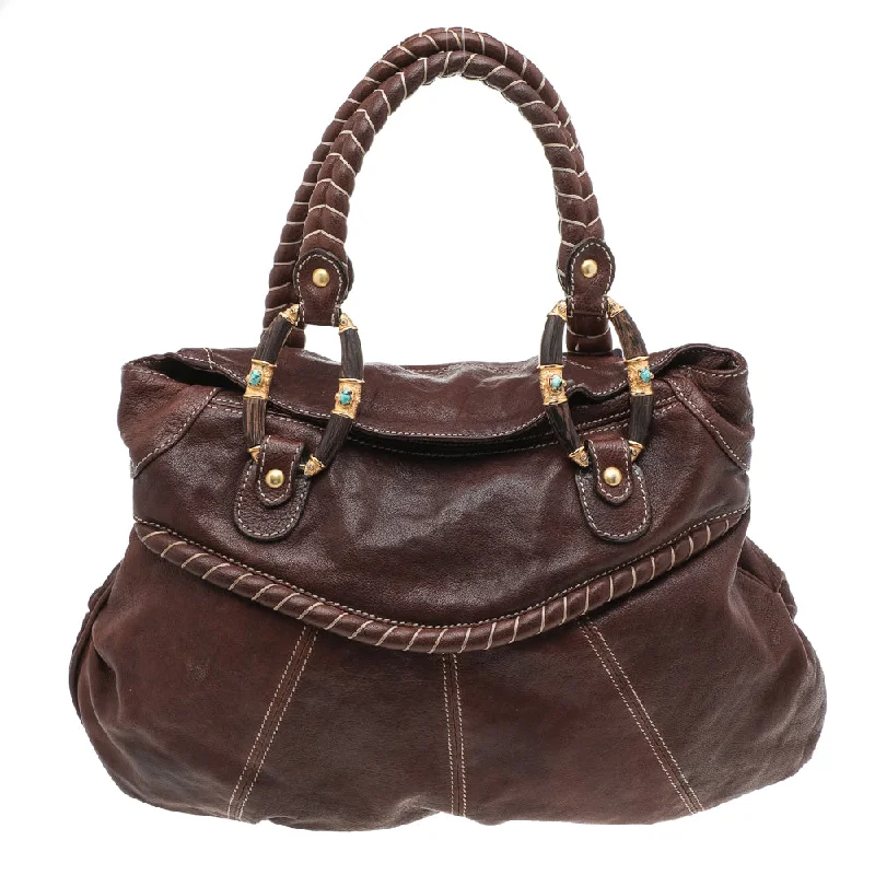 Valentino Leather Braided Handle Shoulder Bag Limited-Stock Handbag Sale For A Stylish Look Valentino Leather Braided Handle Shoulder Bag Limited-Stock Handbag Sale For A Stylish Look