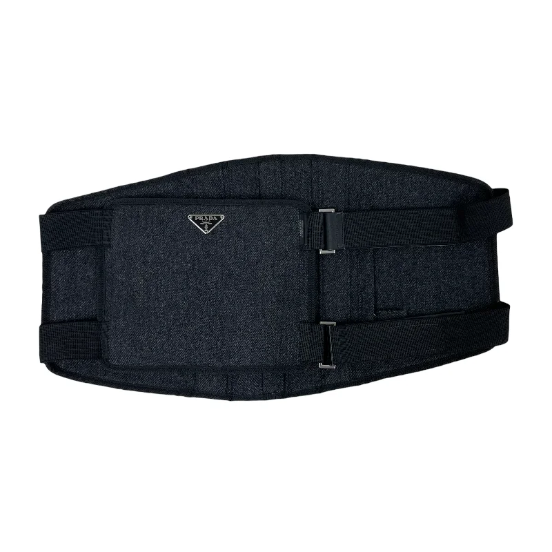 PRADA/Cross Body Bag/Wool/GRY/999 Runway Chest Bag Stylish Bags, Unbeatable Prices PRADA/Cross Body Bag/Wool/GRY/999 Runway Chest Bag Stylish Bags, Unbeatable Prices