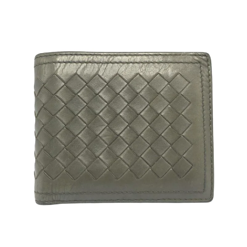 Bottega Veneta Intrecciato  Leather Wallet  (Pre-Owned)