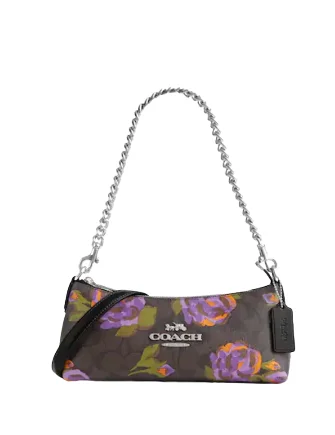 Inspired Bags For Timeless Elegance Coach Charlotte Shoulder Bag In Signature Canvas With Rose Print Statement Bags, Shop Today Inspired Bags For Timeless Elegance Coach Charlotte Shoulder Bag In Signature Canvas With Rose Print Statement Bags, Shop Today