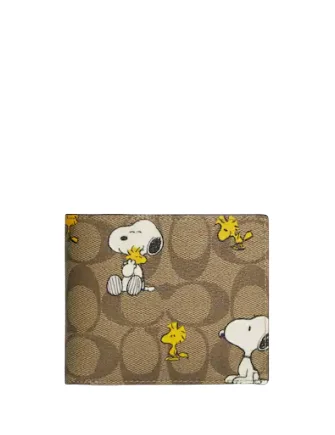Evening Events Coach Coach X Peanuts 3 In 1 Wallet In Signature Canvas With Snoopy Woodstock Print Stylish Totes, Special Discounts Evening Events Coach Coach X Peanuts 3 In 1 Wallet In Signature Canvas With Snoopy Woodstock Print Stylish Totes, Special Discounts