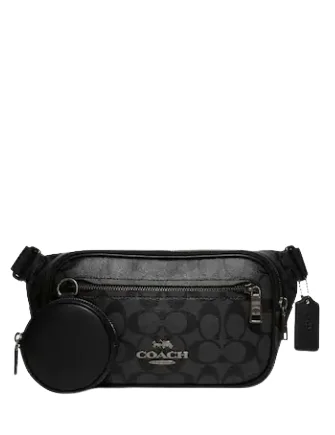 Chic Style Discounts Coach Elias Belt Bag In Signature Canvas Best Deals On Premium And Casual Bags – Act Fast
