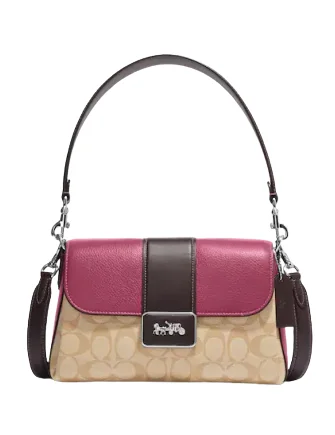 Bags For Sporty And Athletic Styles Coach Grace Shoulder Bag In Colorblock Signature Canvas The Ultimate Handbag Sale – Elegant Styles At Lower Prices Bags For Sporty And Athletic Styles Coach Grace Shoulder Bag In Colorblock Signature Canvas The Ultimate Handbag Sale – Elegant Styles At Lower Prices